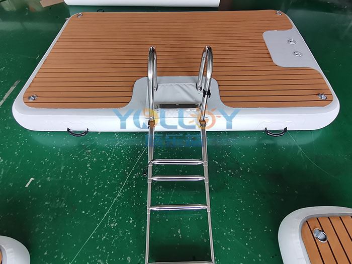 Gonflabile Teak Decking cu scara pentru Yacht